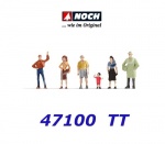47100 Noch Chodci -  6 figurek, TT