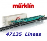47135 Marklin  Container Car type Sgns, of  Lineas