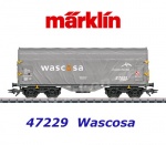 47229 Marklin Vůz se shrnovací plachtou řady Shimmnsu, Wascosa / Accelor Mittal STEEL