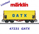 47231 Marklin Vůz s posuvnou plachtou řady Shimmns, GATX Rail Europe