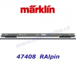 47408 Marklin  Type Saadkms depressed floor flat cars of RAlpin