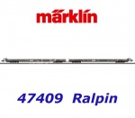 47409 Marklin Set 2 plošinových vozů "Rolling Road", RAlpin