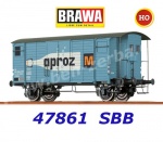 47861 Brawa Uzavřený nákladní vůz řady Gklm "Aproz”,  SBB