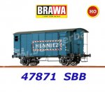 47871 Brawa  Box Car Type K2 "HENNIEZ"  of the SBB