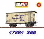 47884 Brawa Boxcar Type Gklm "Appenzeller" of the SBB