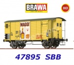 47895 Brawa Covered Freight Car Type K2 "Maggi” of the SBB