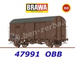 47991 Brawa Box Car Type Gkklms of the ÖBB