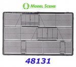 48131 Model Scene Chain mesh gate and fences 2 m