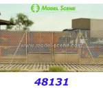 48131 Model Scene Chain mesh gate and fences 2 m