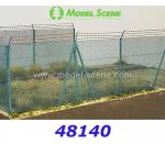 48140 Model Scene High chain fence with barbed wire