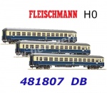 481807 Fleischmann Set of 3 2nd class IC passengr cars type Bm235, of the DB - Part 2.