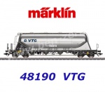 48190 Marklin Čtyřnápravový silo vagon řady Uacns, VTG