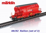 48192 Marklin Set 3 výsypných vozů řady Tanoos 896 Railion, DB