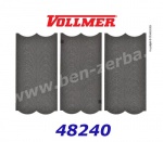 48240 Vollmer Street plate cobblestone 3 pcs., H0