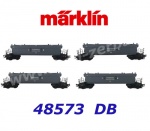 48573 Märklin   Set of 4 Cars "Amphibious transport" loaded with coal, DB