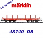48740 Marklin Heavy-Duty plošinový vůz Samms 710 , CarMotion, DB.