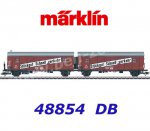 48854 Marklin Dvojice spojených nákladních vozů řady Gllmhs 37, DB