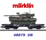 48879 Marklin Těžký plošinový vůz řady Rlmmps s tankem Leopard 1A1 , DB