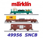 49956 Marklin  Set of 3 maintenance cars of the SNCB