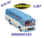 500504143 Carson Mercedes-Benz O 302 Bus modro/bílý, 1:87 RC model