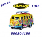 500504150 Carson VW T1 Bus Flower Power , 1:87 RC model