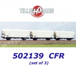 502139 Tillig Set of 3 Refrigerator cars Type Icehqs of the CFR-Interfrigo