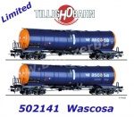 502141 Tillig Set 2 cisternových vozů řady Zacns, WASCOSA CZ