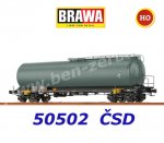 50502 Brawa Cisternový vůz řady Zas, ČSD