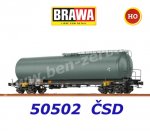 50502 Brawa Cisternový vůz řady Zas, ČSD
