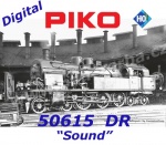50615 Piko Parní lokomotiva řady BR 78, DR - Zvuk