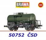 50752 Brawa Tank Car Type R " AZA sklad oleju" of the CSD