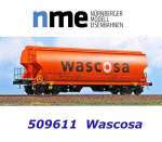509611 NME Silo vagon na transport cereálií řady Tagnpps, 95m³, "Wascosa“
