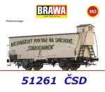 51261 Brawa Pivovarský vůz Lp "Staropramen" , ČSD