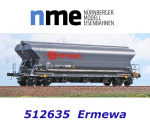 512635 NME Silo vagon na transport cereálií řady Tagnpps, Ermewa