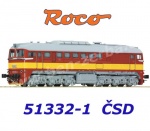 51332-1 Roco Dieselová lokomotiva 781 505-3 "Sergej", ČSD