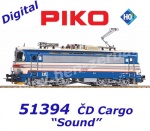 51394 Piko Elektrická lokomotiva řady 340 "Laminátka", ČD - Zvuk