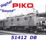51412 Piko Elektrická lokomotiva řady E32, DB - Zvuk