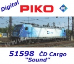 51598 Piko Elektrická lokomotiva řady 388, ČD Cargo - Zvuk