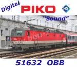 51632 Piko Elektrická lokomotiva řady 1044.2, OBB - Zvuk