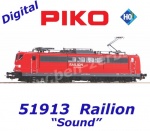 51913 Piko Elektrická lokomotiva řady 151 Raillion Logistics, DB - Zvuk