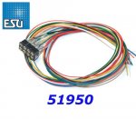 51950 ESU Dvouřadý precizní sokl 2x4 pinů NEM 652 vč.kabelů