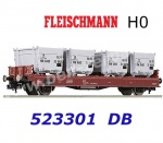 523301 Fleischmann  Kontejnerový vůz řady  Lbs 583 (Rmms/BTms33), DB