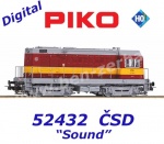 52432 Piko Diesel locomotive Class T435 'Hektor' of the CSD - Sound