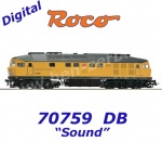 52469 Roco Dieselová lokomotiva řady 233, DB  - Bahnbau Gruppe - Zvuk