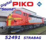 52491 Piko Dieselová lokomotiva Nohab My 1125, STRABAG - Zvuk