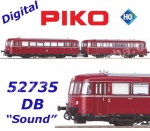 52735 Piko Motorová jednotka  VT 98 + ovládací vůz VS 98, DB - Zvuk