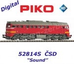 52814S Piko Dieselová lokomotiva řady T679.1, ČSD - Zvuk