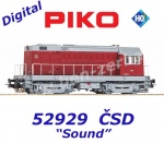 52929 Piko Motorová lokomotiva řady T435.0 'Hektor', ČSD - Zvuk
