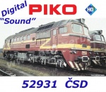 52931 Piko Dieselová lokomotiva řady T679.1 'Sergej', ČSD - Zvuk