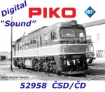 52958 Piko Dieselová lokomotiva řady 781, ČSD/ČD - Zvuk